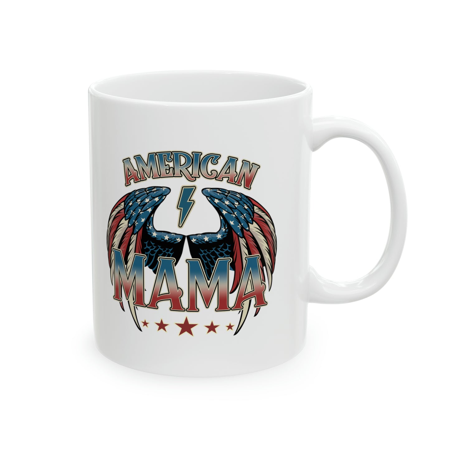 American Mama Ceramic Mug, 11oz